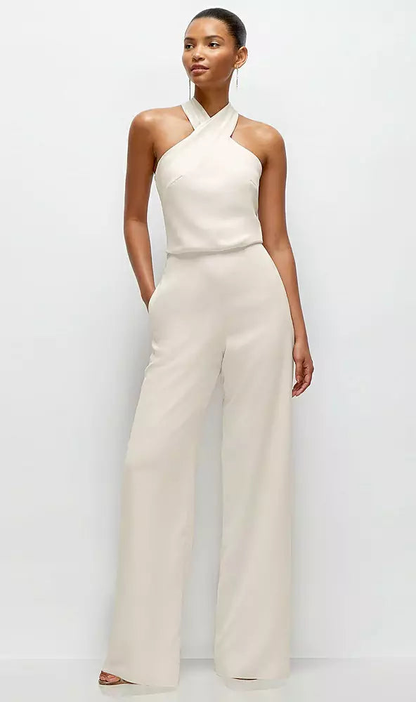 Dessy Collection Lore Ivory Jumpsuit 6907