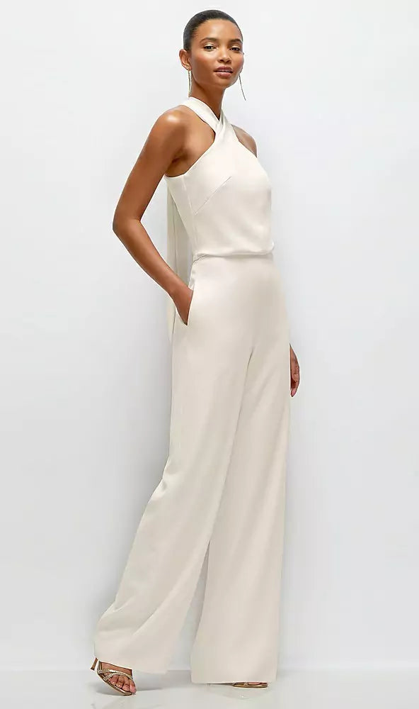 Dessy Collection Lore Ivory Jumpsuit 6907
