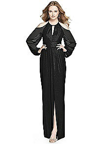Dessy Shimmer Bridesmaid Dress 3018LS
