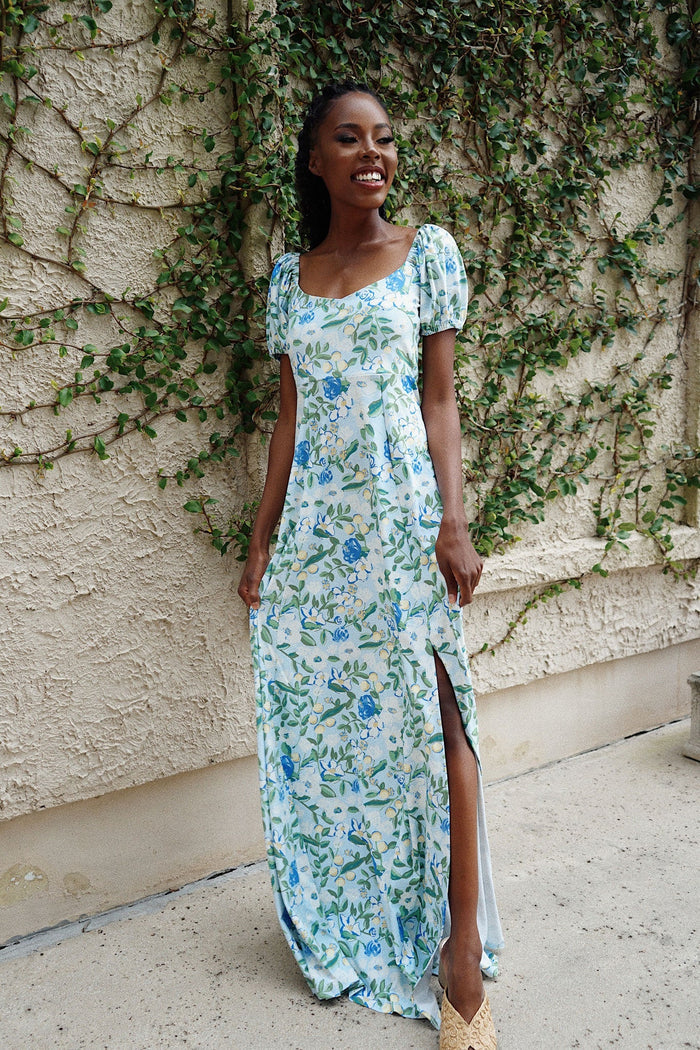 Elizabeth Dress in Craspedia Darling
