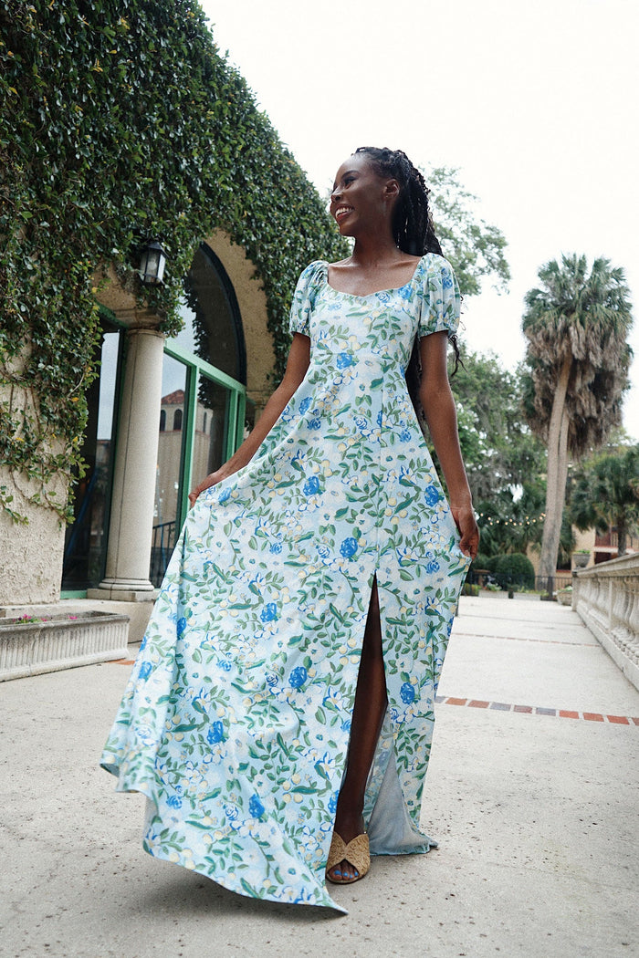 Elizabeth Dress in Craspedia Darling