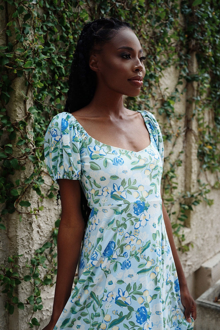 Elizabeth Dress in Craspedia Darling
