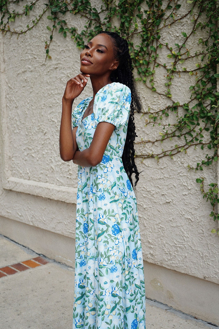 Elizabeth Dress in Craspedia Darling