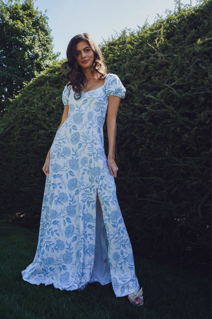 Elizabeth Dress in Dusty Bloom