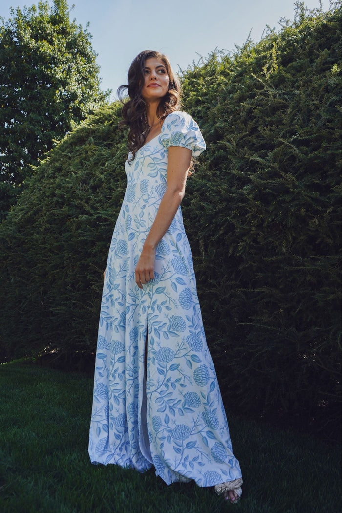 Elizabeth Dress in Dusty Bloom