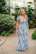 Elizabeth Dress in Evening Garden