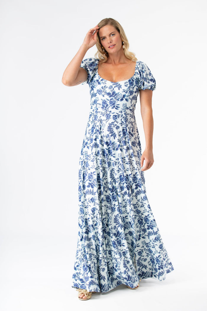Elizabeth Dress in Evening Garden