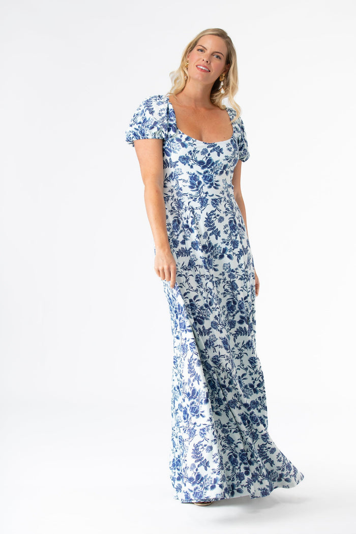 Elizabeth Dress in Evening Garden