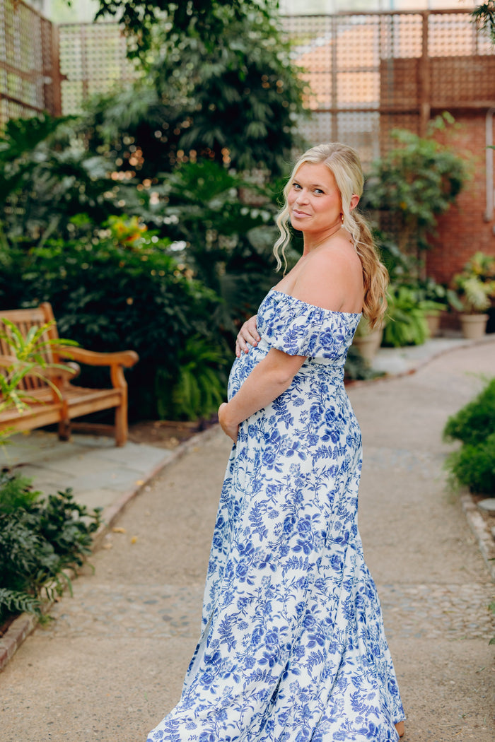 Elizabeth Dress in Evening Garden