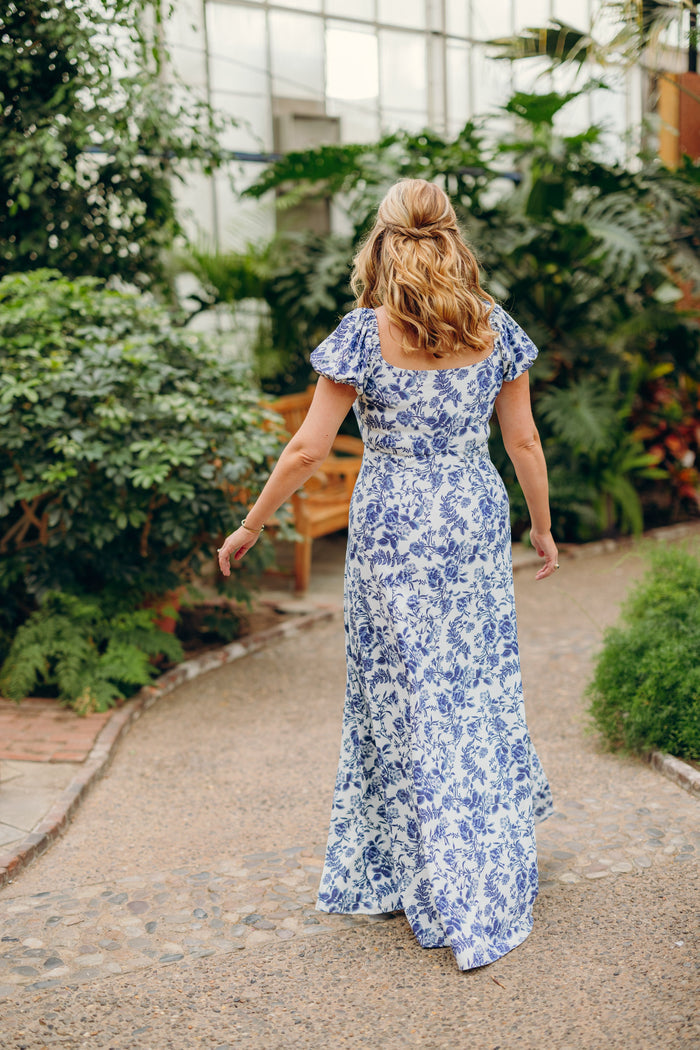 Elizabeth Dress in Evening Garden