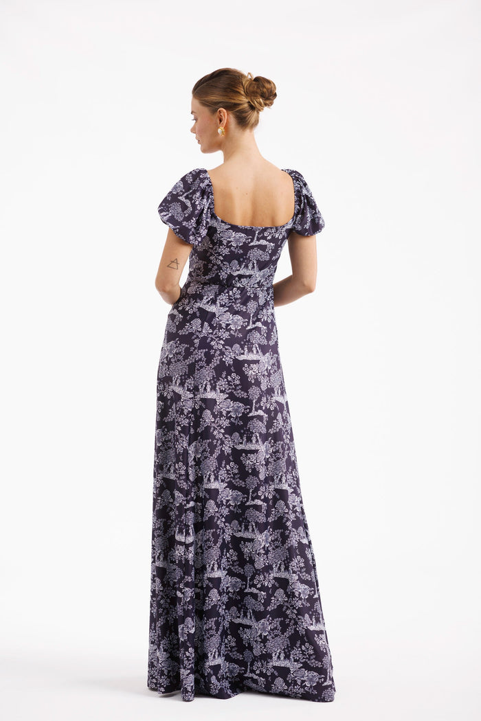 Elizabeth Dress in French Country Navy