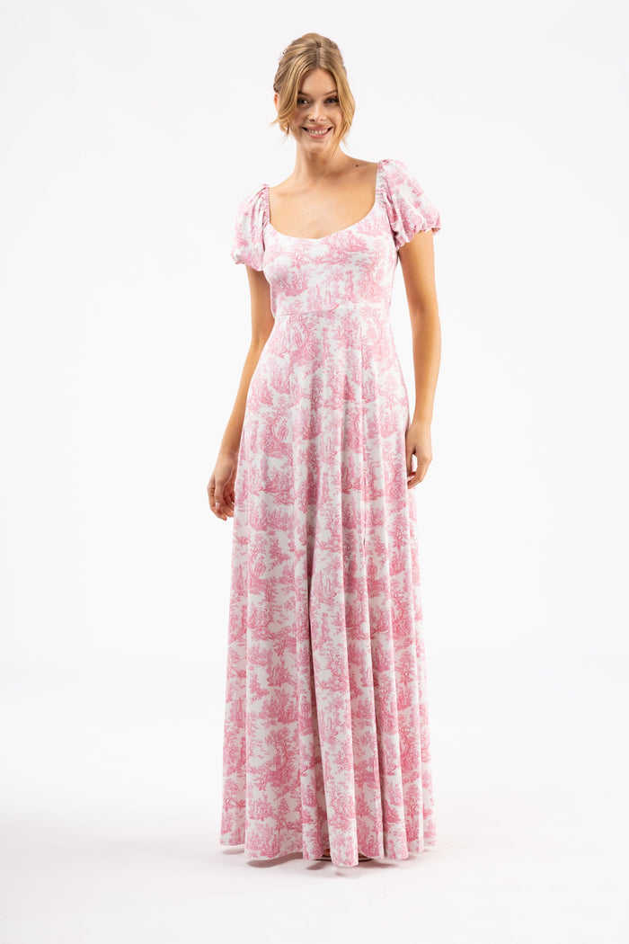 Elizabeth Dress in Love Thorn Rose