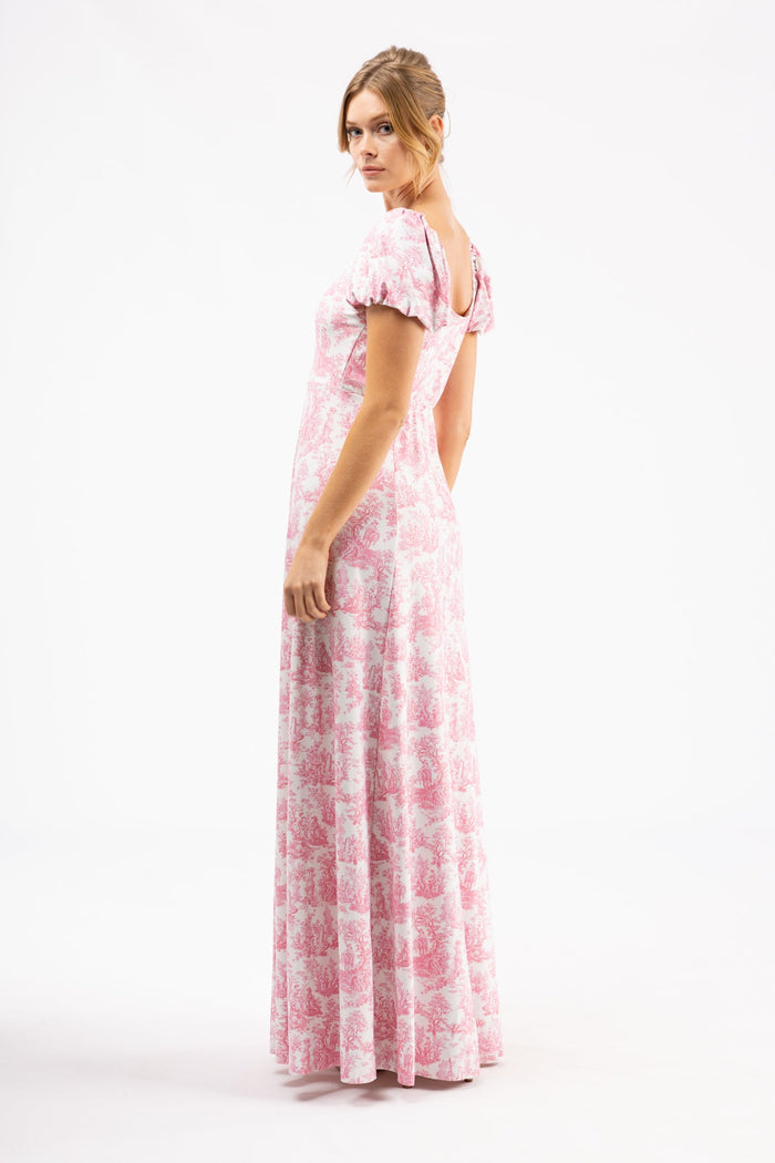 Elizabeth Dress in Love Thorn Rose