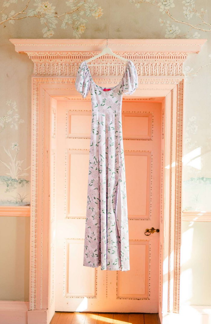 Elizabeth Dress in Peony Prosecco