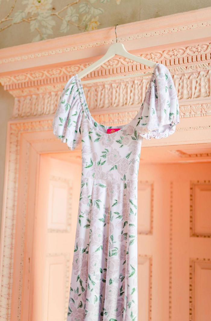 Elizabeth Dress in Peony Prosecco