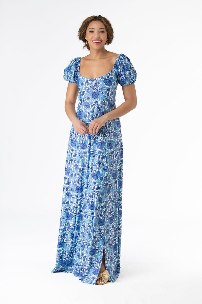 Elizabeth Dress in Porcelain Petals