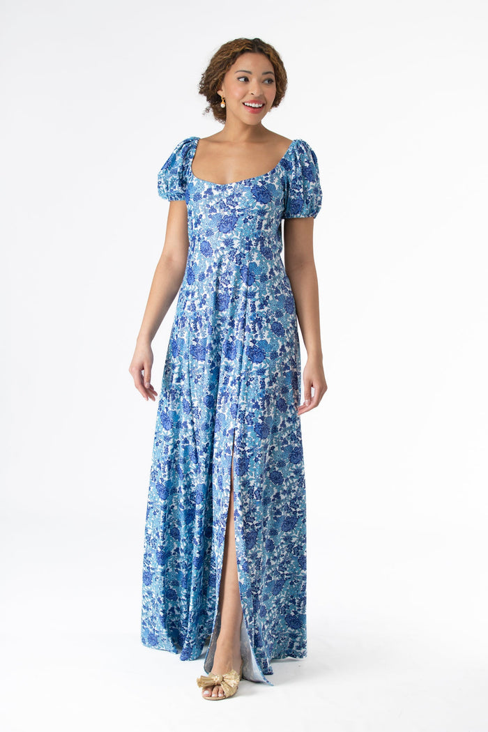Elizabeth Dress in Porcelain Petals