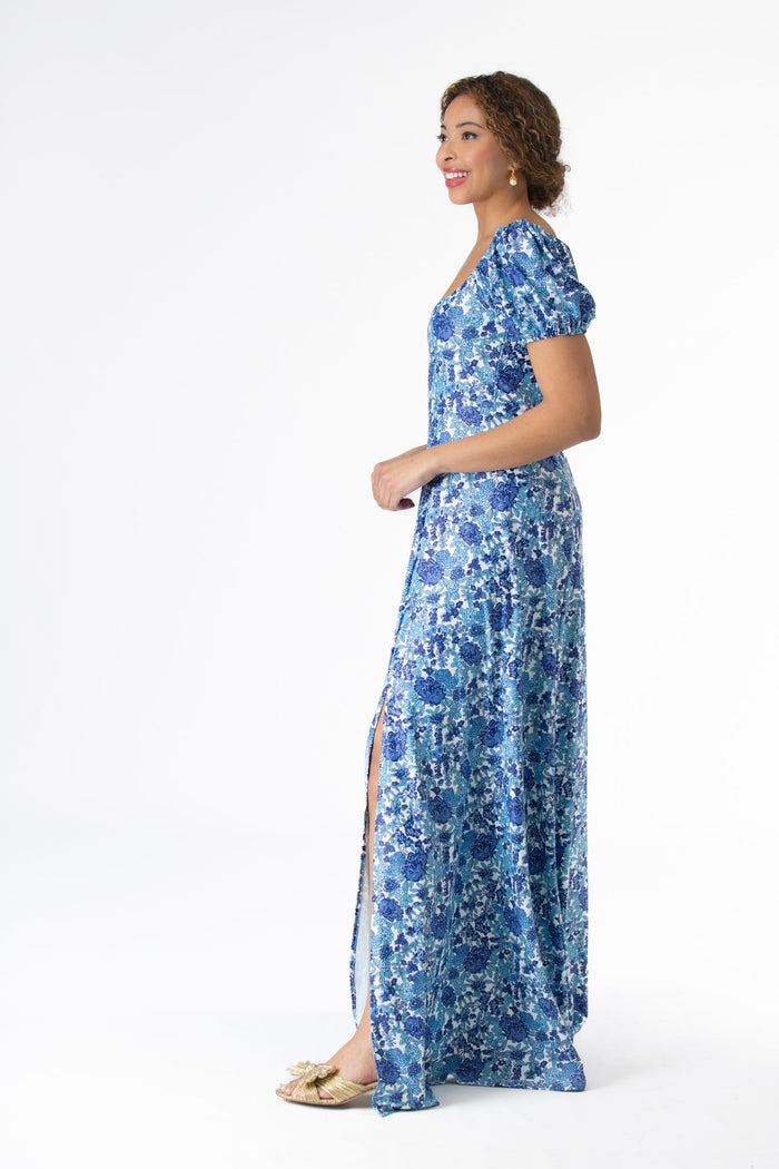 Elizabeth Dress in Porcelain Petals
