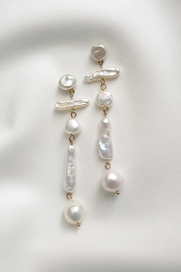 Esme Pearl Statement Earring