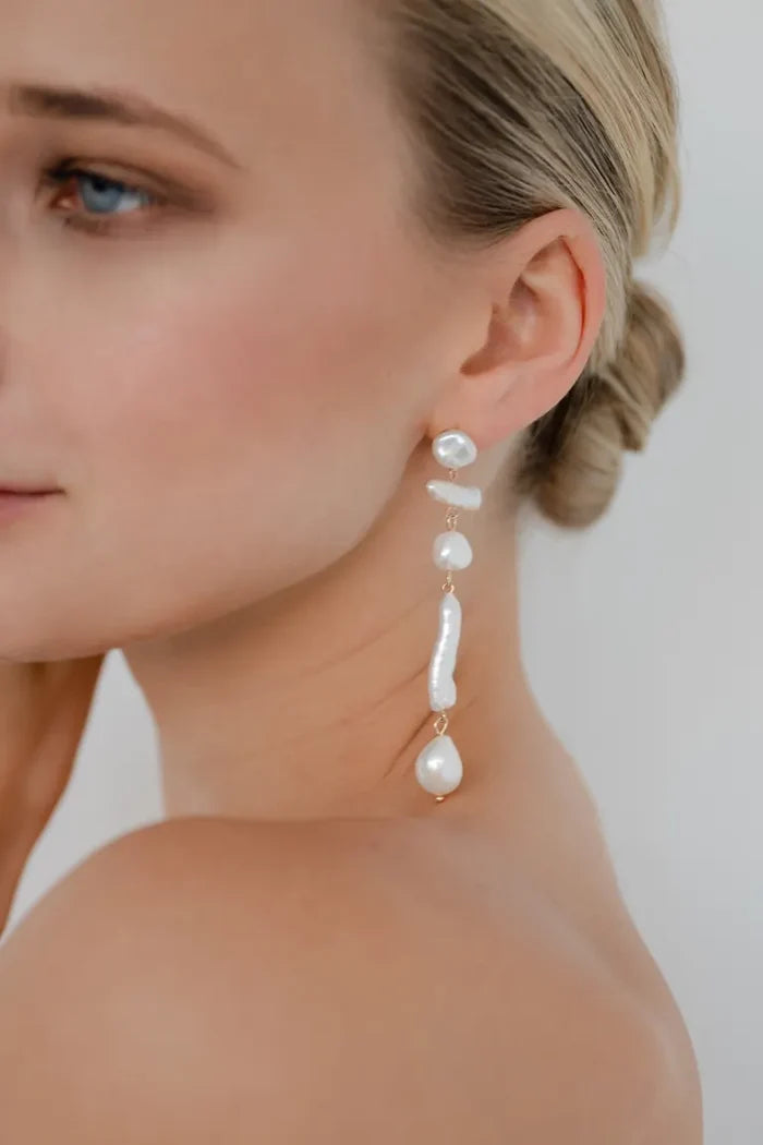 Esme Pearl Statement Earring