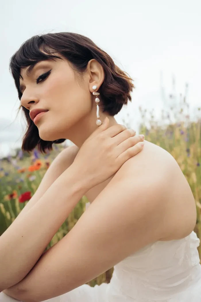 Esme Pearl Statement Earring