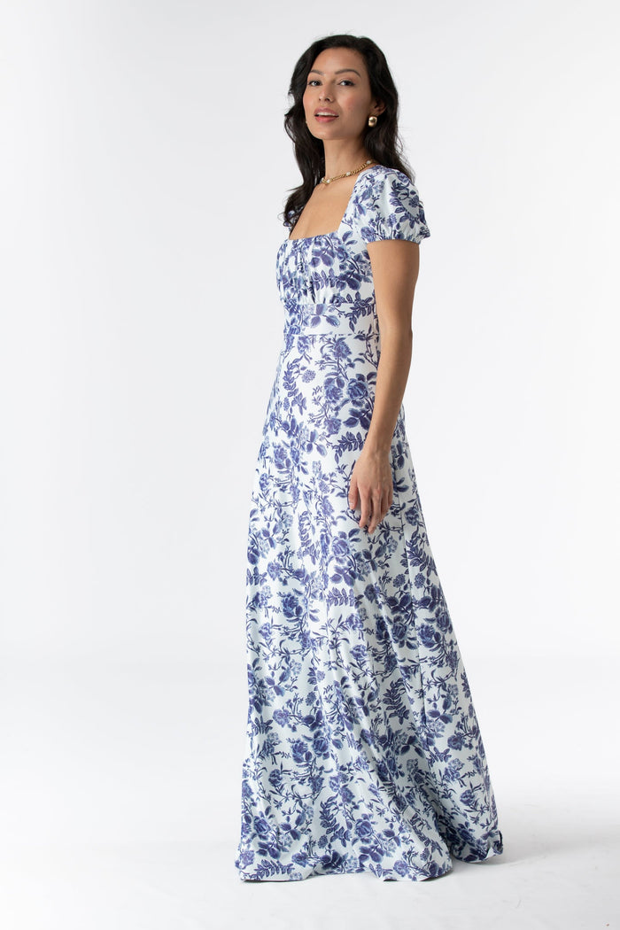 Estelle Dress in Evening Garden