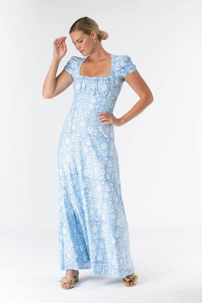 Estelle Dress in Ocean Mist