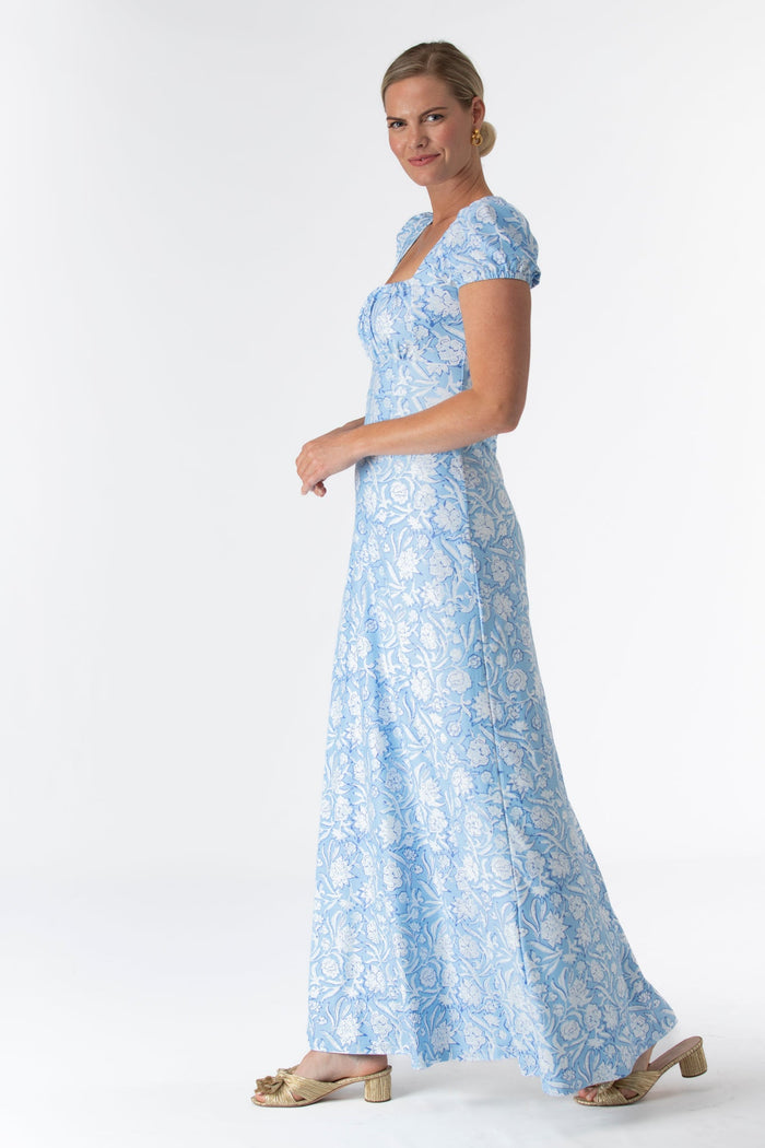 Estelle Dress in Ocean Mist