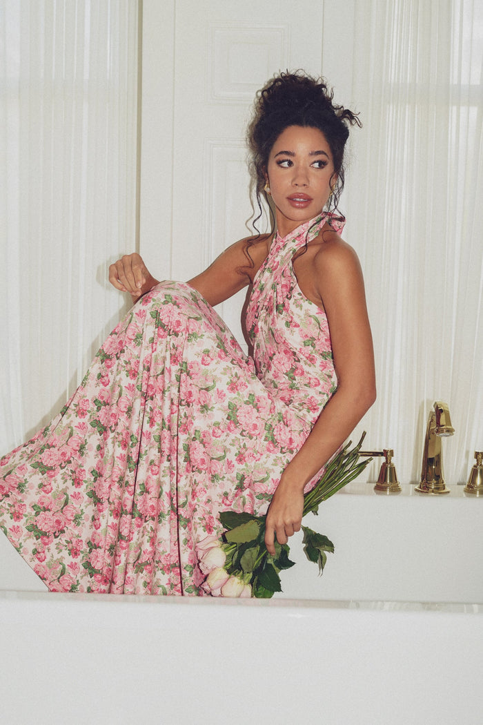 Fallon Dress in Betrothed Rose
