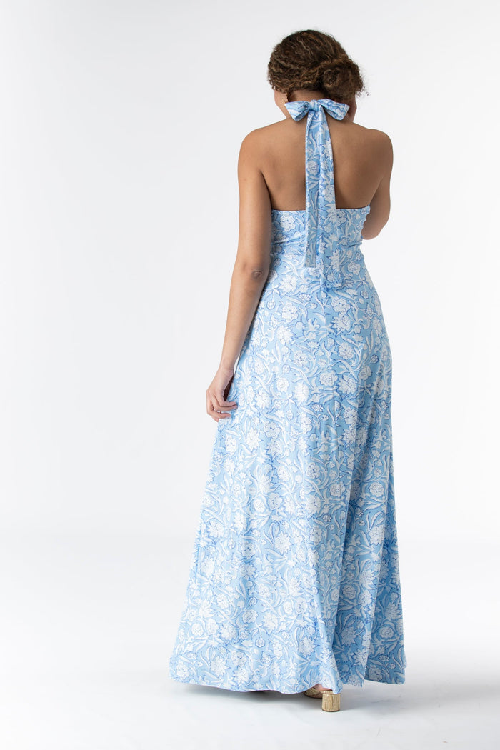 Fallon Dress in Ocean Mist