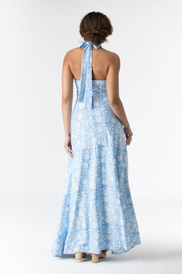 Fallon Dress in Ocean Mist