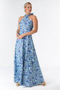 Fallon Dress in Porcelain Petals