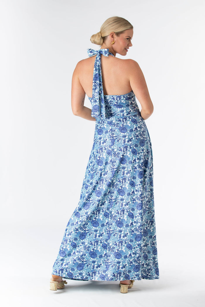 Fallon Dress in Porcelain Petals