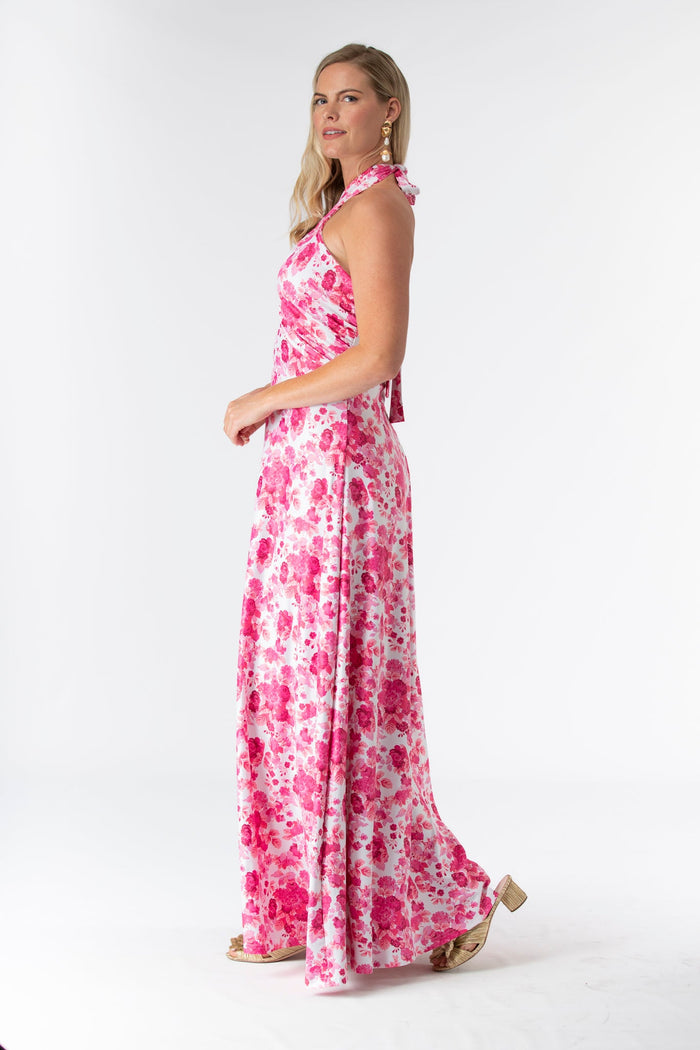 Fallon Dress in Raspberry Chateau