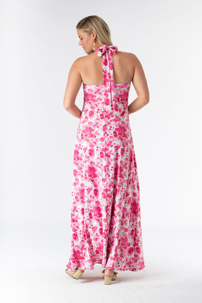 Fallon Dress in Raspberry Chateau