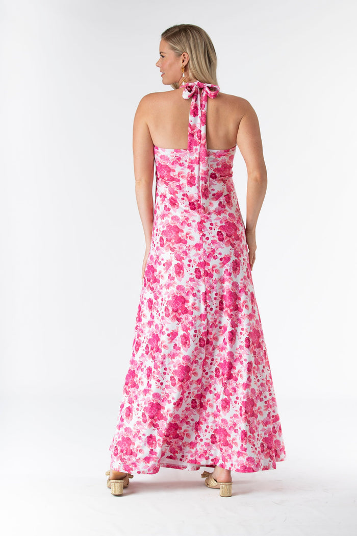Fallon Dress in Raspberry Chateau