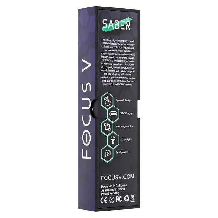 Focus V Saber Electronic Dab Tool Grape - UK