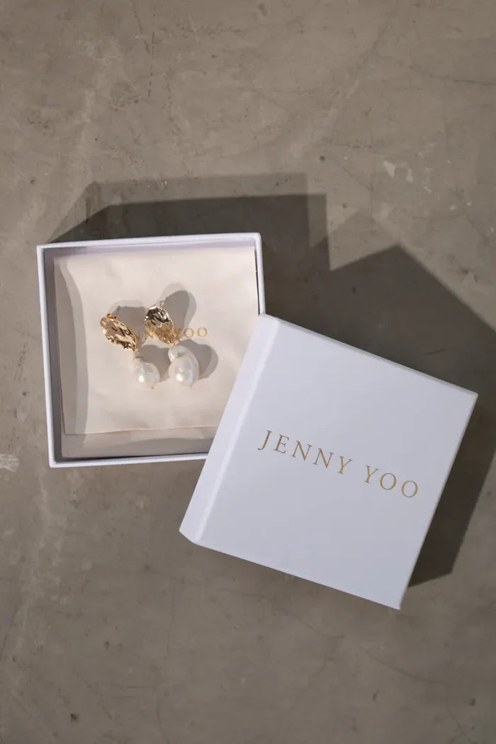 Galilea Gold Pearl Earring