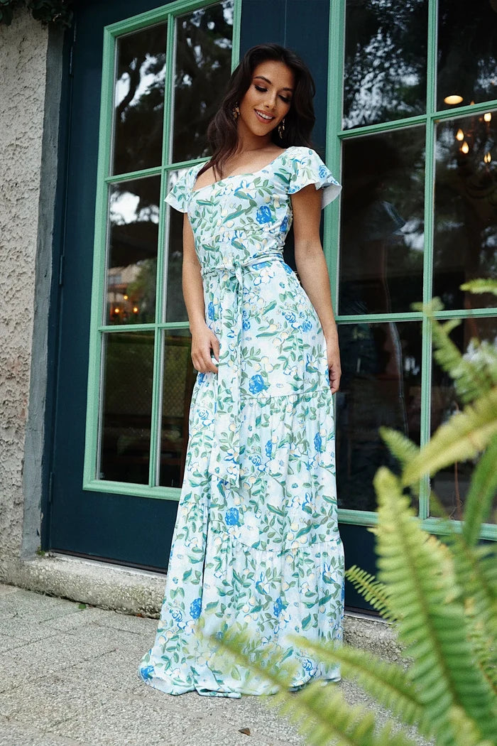Isabella Dress in Craspedia Darling
