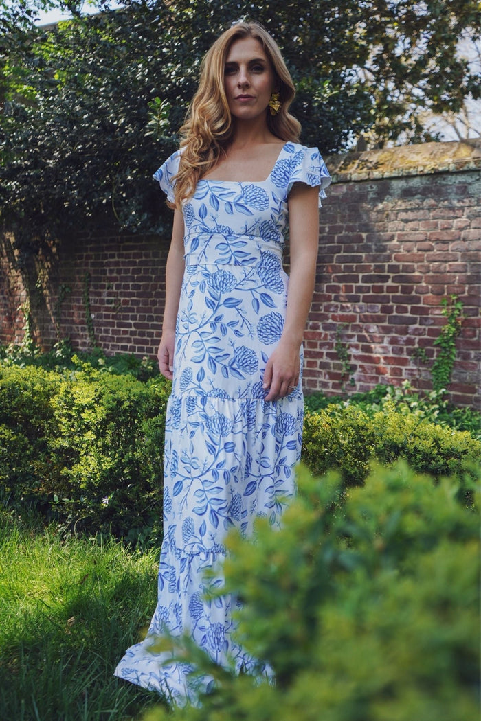 Isabella Dress in Dahlia Crush