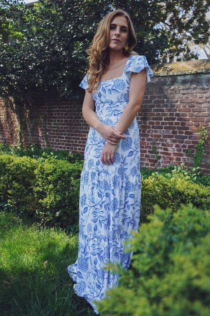 Isabella Dress in Dahlia Crush