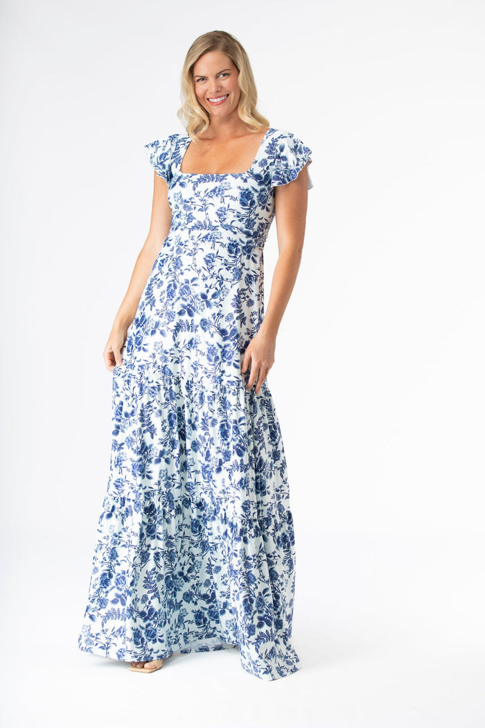 Isabella Dress in Evening Garden