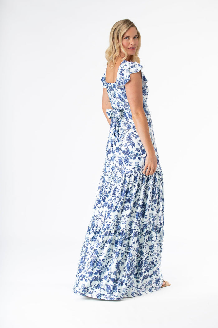 Isabella Dress in Evening Garden