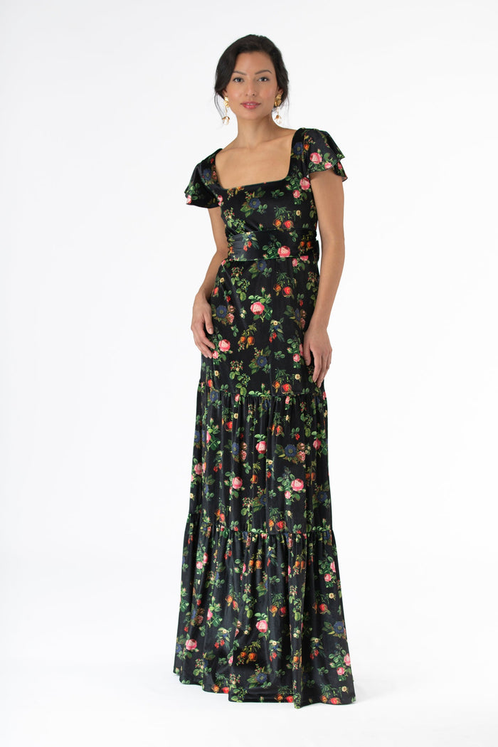 Isabella Dress in Forbidden Fruit