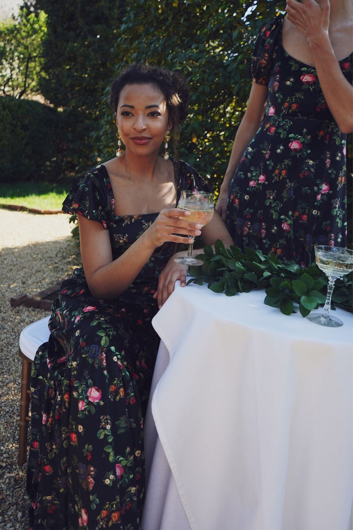 Isabella Dress in Forbidden Fruit