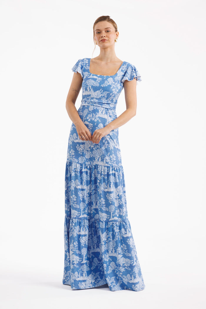 Isabella Dress in French Countryside