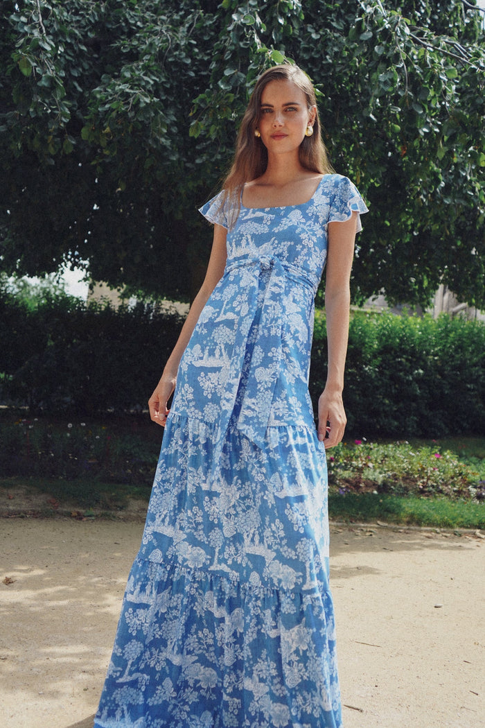 Isabella Dress in French Countryside
