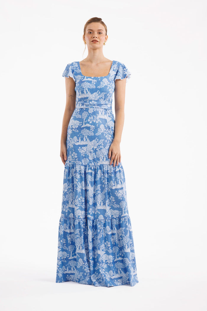 Isabella Dress in French Countryside