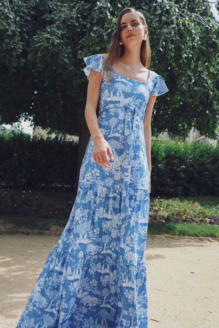 Isabella Dress in French Countryside
