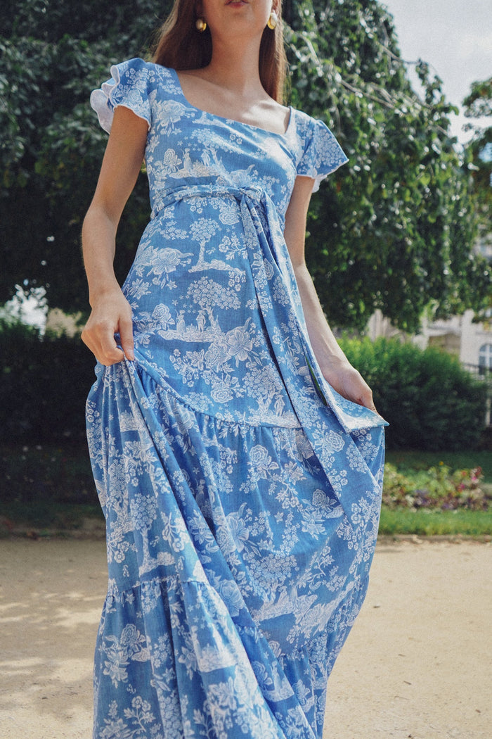 Isabella Dress in French Countryside